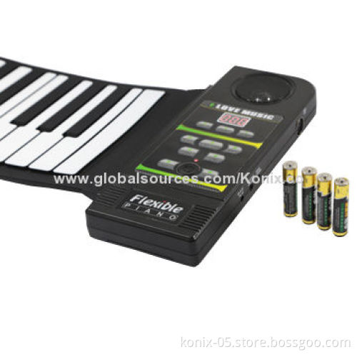 The newest silicon keyboard roll up piano for hot sell